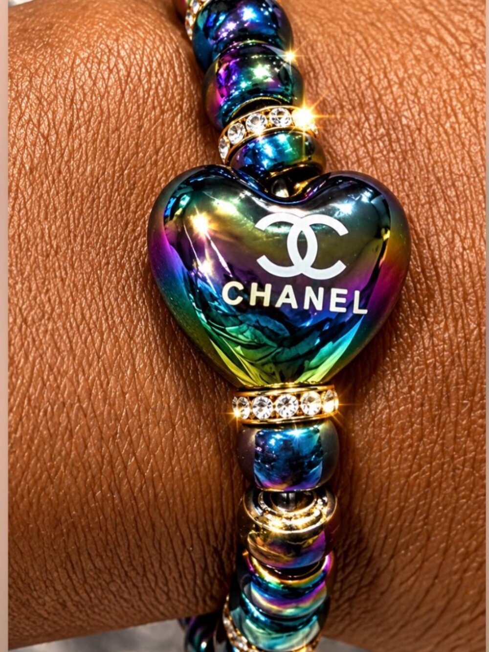 Custom bling bracelet